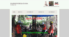 Desktop Screenshot of harmonirekatama.com